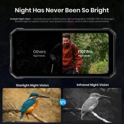 FOSSiBOT F107 Pro 5G Night Vision Rugged Phone with 6.95" FHD+ Display Up to 30(12+18)+512GB 28000mAh Battery 200MP AI Camera Built-in Super-bright Flashlight - Image 6
