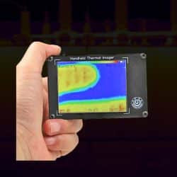 Handheld Thermal Infrared Camera with 3.4 Inch LCD Display 8Hz -40℃~300℃ 1500mAh IR Digital Thermal Imager - Image 4