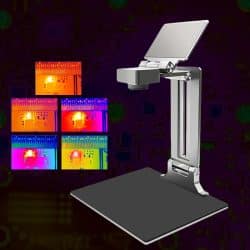 High Definition Thermal Imaging Analyzer 256*192 -15℃~+600℃ Infrared Thermal Imager with 30mm Macro Lens