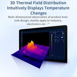 High Definition Thermal Imaging Analyzer 256*192 -15℃~+600℃ Infrared Thermal Imager with 30mm Macro Lens - Image 3