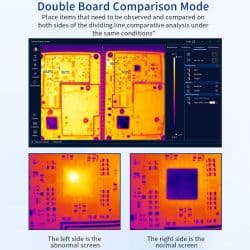 High Definition Thermal Imaging Analyzer 256*192 -15℃~+600℃ Infrared Thermal Imager with 30mm Macro Lens - Image 5