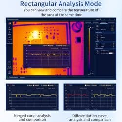 High Definition Thermal Imaging Analyzer 256*192 -15℃~+600℃ Infrared Thermal Imager with 30mm Macro Lens - Image 6