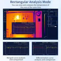 High Definition Thermal Imaging Analyzer 256*192 -15℃~+600℃ Infrared Thermal Imager with 30mm Macro Lens - Image 6