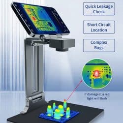 High Definition Thermal Imaging Analyzer 256*192 -15℃~+600℃ Infrared Thermal Imager with 30mm Macro Lens - Image 2
