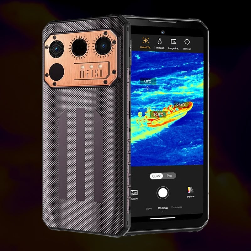 IIIF150 Raptor rugged phone-Thermal Imaging (43) IIIF150 Raptor Global Ultra Thin Thermal Imaging Rugged Phone with 6.8" 120Hz Display Up to 24(12+12)+256GB 10000mAh Battery 64MP Night Vision Camera - Image 1