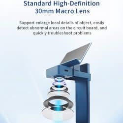 IR Thermal Imaging Camera 256×192 Resolution 25Hz -15℃~600℃ Thermal Imaging Analyzer with Macro Lens - Image 4