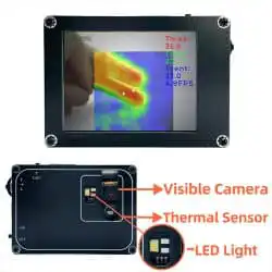 Industrial Thermal Infrared Camera with 2.4-inch TFT Screen 200MP Pixels -20°C to 1000°C 1200mAh Battery 5 Color Palettes Dual Light Thermal Imaging Camera - Image 4