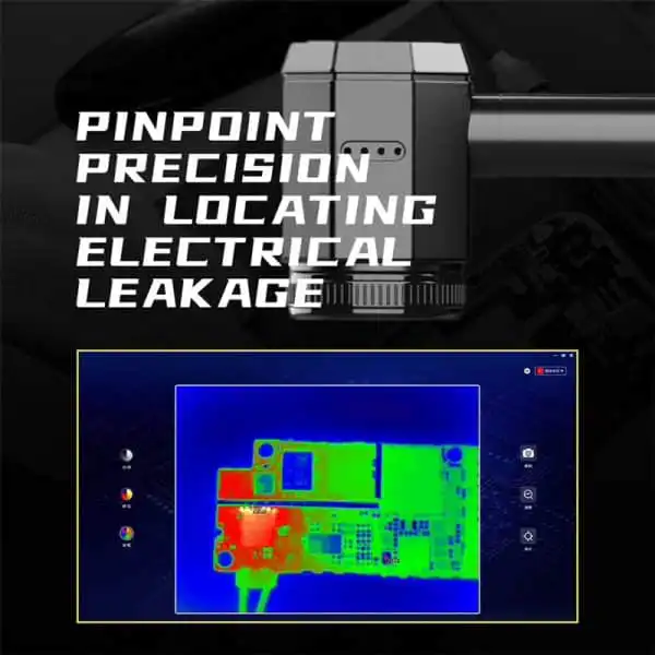 Infrared Camera Thermal Imaging Analyzer -20℃~550℃ 256*192 Resolution PCB Diagnostic Tool with alternate view