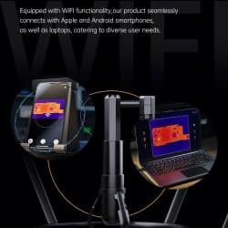 Infrared Camera Thermal Imaging Analyzer -20℃~550℃ 256*192 Resolution PCB Diagnostic Tool with Detachable Infrared Lens - Image 3