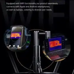 Infrared Camera Thermal Imaging Analyzer -20℃~550℃ 256*192 Resolution PCB Diagnostic Tool with Detachable Infrared Lens - Image 3