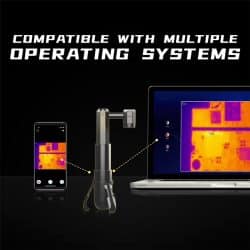 Infrared Camera Thermal Imaging Analyzer -20℃~550℃ 256*192 Resolution PCB Diagnostic Tool with Detachable Infrared Lens - Image 6