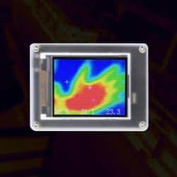 Infrared Thermal Imaging Camera with 1.8" TFT Screen -40℃~300℃ 32*24 Resolution 8Hz Thermal Infrared Camera