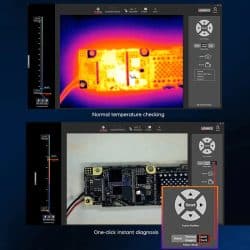 Infrared Thermal Imaging Camera 256*192 HD Resolution -20~550℃ PCB Fault Diagnostic Instrument Thermal Imaging Analyzer - Image 2