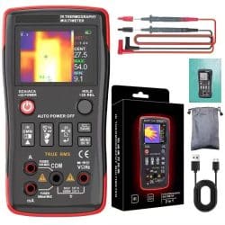 Infrared Thermography Multimeter with 2.4" TFT Screen 4 Colors -20℃ to 550℃ 1000V 750V 10A Thermal Imager Multimeter - Image 5