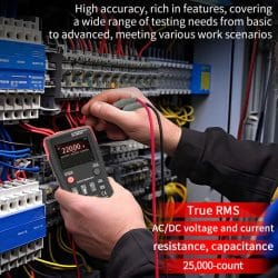 Infrared Thermography Multimeter with 2.4" TFT Screen 4 Colors -20℃ to 550℃ 1000V 750V 10A Thermal Imager Multimeter - Image 4