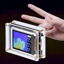 Mini Thermal Infrared Camera with 1.8 Inch TFT Screen 0~80℃ 10Hz 8*8 Resolution Thermal Imaging Camera - Image 2