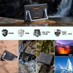 Oukitel RT6 Rugged Tablet with 10.1 Inch FHD+ Diaplay MediaTek MT8788 Android 13 Up to 16(8+8)+256GB 20000mAh Battery 33W Fast Charging - Image 6