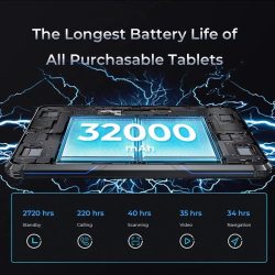 Oukitel RT7 TITAN 5G Rugged Tablet with 10.1" FHD+ Display Android 13 Up to 24(12+12)GB RAM + 256GB ROM 32000mAh Battery 48MP Rear + 20MP Night Vision Camera - Image 2