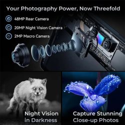 Oukitel RT7 TITAN 5G Rugged Tablet with 10.1" FHD+ Display Android 13 Up to 24(12+12)GB RAM + 256GB ROM 32000mAh Battery 48MP Rear + 20MP Night Vision Camera - Image 7