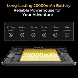 Oukitel RT8 Rugged Tablet with 11-inch 2K Display Up to 12(6+6)+256GB 20000mAh Battery MediaTek Helio G99 20MP Night Vision Camera - Image 2