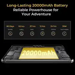Oukitel RT8 Rugged Tablet with 11-inch 2K Display Up to 12(6+6)+256GB 20000mAh Battery MediaTek Helio G99 20MP Night Vision Camera - Image 2