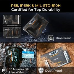 Oukitel RT8 Rugged Tablet with 11-inch 2K Display Up to 12(6+6)+256GB 20000mAh Battery MediaTek Helio G99 20MP Night Vision Camera - Image 5