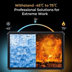 Oukitel RT8 Rugged Tablet with 11-inch 2K Display Up to 12(6+6)+256GB 20000mAh Battery MediaTek Helio G99 20MP Night Vision Camera - Image 6