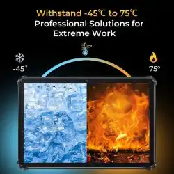 Oukitel RT8 Rugged Tablet with 11-inch 2K Display Up to 12(6+6)+256GB 20000mAh Battery MediaTek Helio G99 20MP Night Vision Camera - Image 6