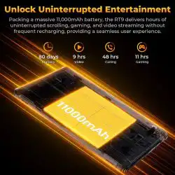 Oukitel RT9 Global Rugged Tablet with 10.1" 2K HD Display Up to 24(6+18)GB RAM + 256GB ROM Unisoc Tiger T606 16MP Camera 11000mAh Big Battery - Image 3