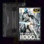 Oukitel RT9 Global Rugged Tablet with 10.1" 2K HD Display Up to 24(6+18)GB RAM + 256GB ROM Unisoc Tiger T606 16MP Camera 11000mAh Big Battery