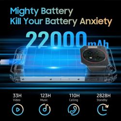 Oukitel WP19 Pro Global Rugged Phone with 6.8" FHD+ 120Hz Display Up to 24(8+16)GB RAM + 256GB ROM 22000mAh Battery 64MP IR Night Vision Camera - Image 3