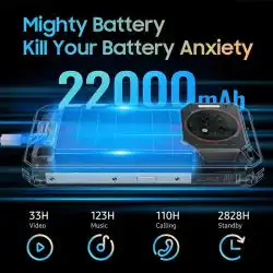 Oukitel WP19 Pro Global Rugged Phone with 6.8" FHD+ 120Hz Display Up to 24(8+16)GB RAM + 256GB ROM 22000mAh Battery 64MP IR Night Vision Camera - Image 3