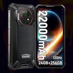 Oukitel WP19 Pro Global Rugged Phone with 6.8" FHD+ 120Hz Display Up to 24(8+16)GB RAM + 256GB ROM 22000mAh Battery 64MP IR Night Vision Camera