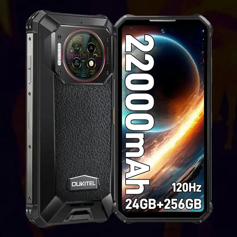 Oukitel WP19 Pro rugged phone-Thermal Imaging (33) Oukitel WP19 Pro Global Rugged Phone with 6.8" FHD+ 120Hz Display Up to 24(8+16)GB RAM + 256GB ROM 22000mAh Battery 64MP IR Night Vision Camera - Image 1