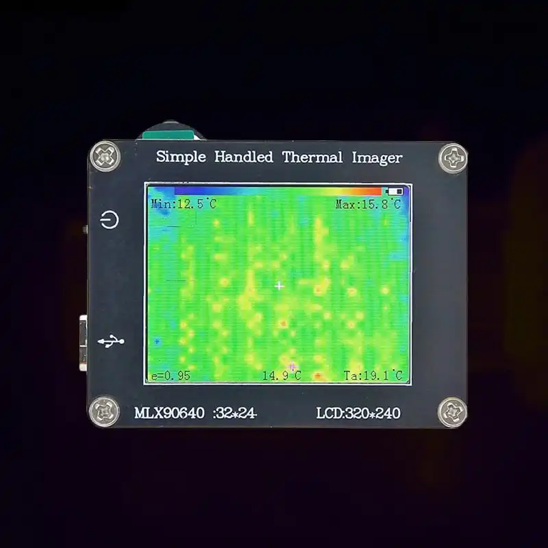 Simple Handheld Thermal Camera (5) Simple Handheld Thermal Camera with 2.0-inch Screen -40°C to 300°C 24*32 Resolution Thermal Imaging Camera - Image 1