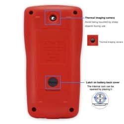 Thermal Imager Digital Multimeter 2.8 Inches Touch Screen -20~+400℃ 20Hz 1000V DC 750V AC IR Thermal Camera - Image 5
