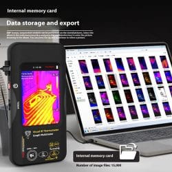 2-in-1 Thermal Imager Multimeter with 3.98" TFT Touchscreen 320*428 Pixels -20°C–550°C Thermal Camera Industrial with Macro Lens - Image 2