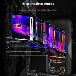 2-in-1 Thermal Imager Multimeter with 3.98" TFT Touchscreen 320*428 Pixels -20°C–550°C Thermal Camera Industrial with Macro Lens - Image 5