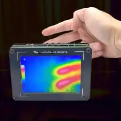 Thermal Infrared Camera 3.5 Inch TFT LCD Display -40~450℃ 32x24 Pixel Thermal Camera for Inspection Electrical