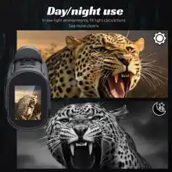 1080P HD Night Vision Monocular with 2" Screen 10X Digital Zoom 850nm 800M Night Vision Monocle for Wildlife Observation - Image 3