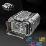 4K Colorful Low-light Night Vision Binocular with 2-inch IPS Screen 28X Zoom 15 Colors Mode Animal Calls+Music Night