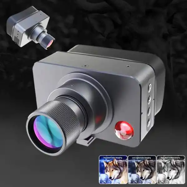 4K Digital Night Vision Binocular with 3.0" TFT Screen 300M 4X Zoom 5X Optical Magnification Night Vision Monocular