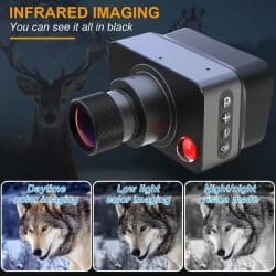 4K Digital Night Vision Binocular with 3.0" TFT Screen 300M 4X Zoom 5X Optical Magnification Night Vision Monocular for Bowfishing at Night - Image 2
