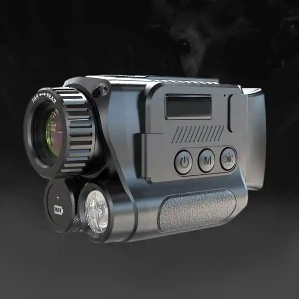 4K FHD Night Vision Monocular with 2.0" IPS Screen 40MP 8X Digital 10X Optical Zoom 7 Levels IR Vision alternate view