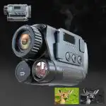 4K FHD Night Vision Monocular with 2.0" IPS Screen 40MP 8X Digital 10X Optical Zoom 7 Levels IR Vision Monocular for