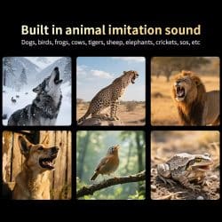 4K IR Night Vision Monocular with Animal Sound Imitator 1.54" IPS Screen 64MP 28X Zoom WiFi Monocular Night Vision for Animal Tracking - Image 3