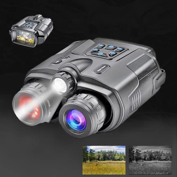 4K UHD IR Night Vision Binocular with 3.0" Screen 40MP 600M 8X Digital Zoom 5000mAh Night Time Vision Binoculars for Game Spotting