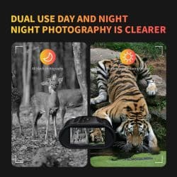 4K UHD Night Vision Goggles with 16X Digital Zoom 48MP 7 Levels IR 2624FT WIFI Head-Mounted Nite Vision Binoculars for Outdoors - Image 4
