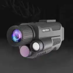 High-definition Night Vision Monocular with Tactical Flashlight 1.54" Display 8X Digital Zoom 58MP 600M Night Vision Goggle for Deer Watching - Image 3