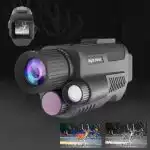 High-definition Night Vision Monocular with Tactical Flashlight 1.54" Display 8X Digital Zoom 58MP 600M Night Vision